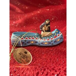 Walt Disney Pocahontas Ornament Once Upon A Slipper Shoe 2010 Bradford Exchange